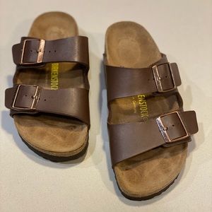 Brown Birkenstocks